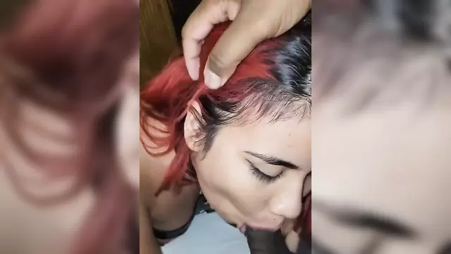 A guy gave a Mexican chick a sweet blowjob